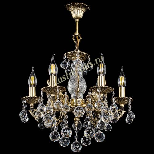 Люстра бронзовая Алфея №6/1 Шар в Сочи Гусь Хрустальный