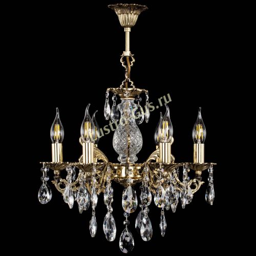 Люстра бронзовая Алфея №6/1 Журавлик в Сочи Гусь Хрустальный