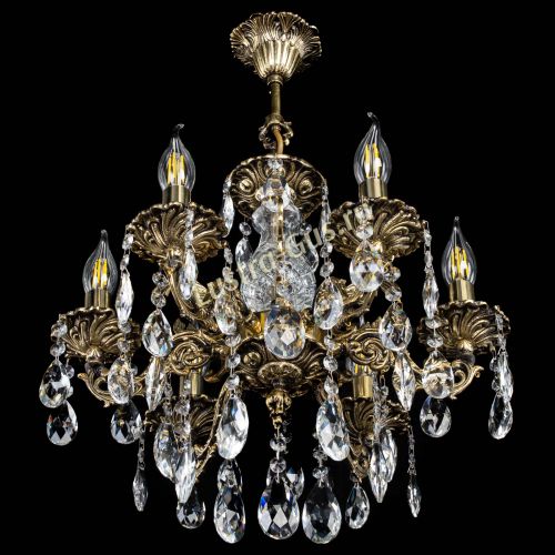 Люстра бронзовая Алфея №6/1 Журавлик в Сочи Гусь Хрустальный