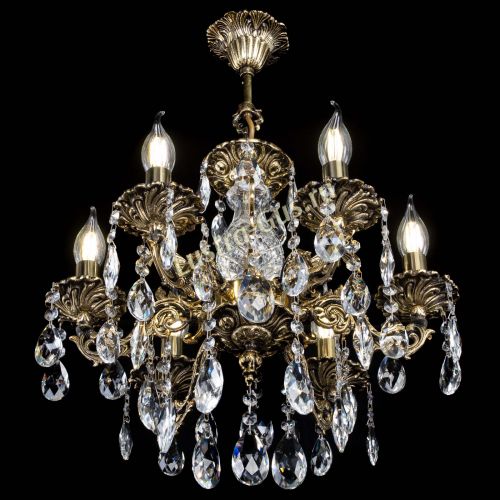 Люстра бронзовая Алфея №6/1 Журавлик в Сочи Гусь Хрустальный