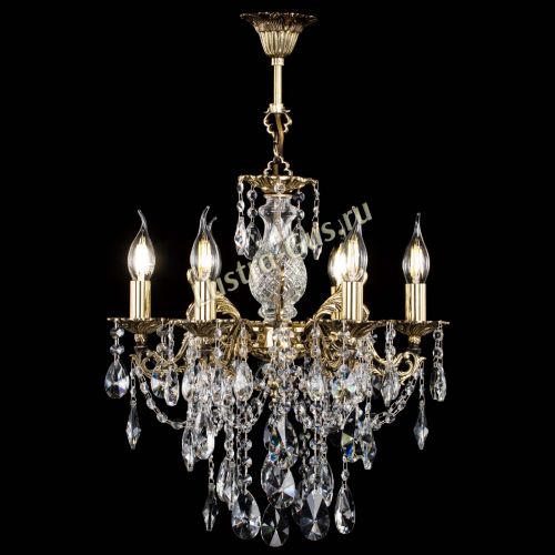 Люстра бронзовая Алфея №6/3 Лучик в Сочи Гусь Хрустальный