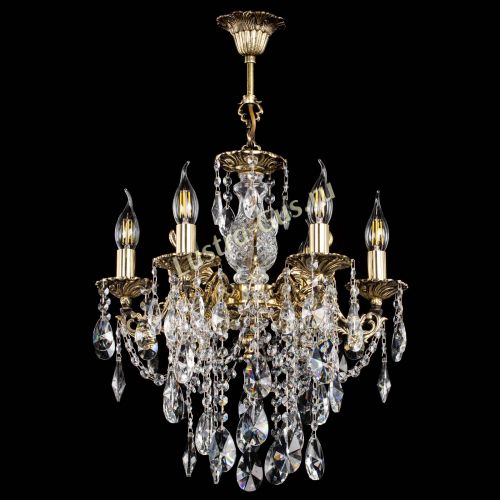 Люстра бронзовая Алфея №6/3 Лучик в Сочи Гусь Хрустальный