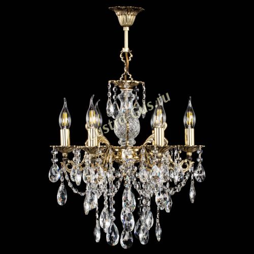 Люстра бронзовая Алфея №6/3 Журавлик в Сочи Гусь Хрустальный