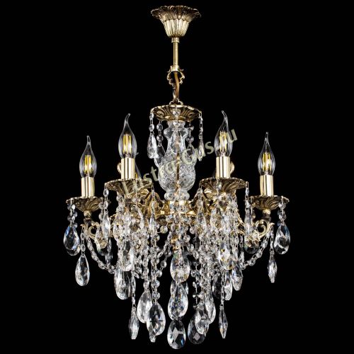 Люстра бронзовая Алфея №6/3 Журавлик в Сочи Гусь Хрустальный