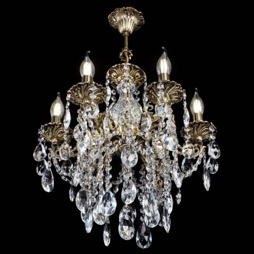 Люстра бронзовая Алфея №6/3 Журавлик в Сочи Гусь Хрустальный