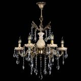 Люстра бронзовая Алфея №6 с камнем шар в Сочи