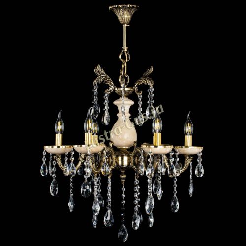 Люстра Алфея №6 с камнем журавлик в Сочи Гусь Хрустальный