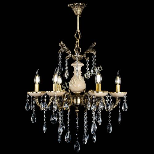 Люстра Алфея №6 с камнем журавлик в Сочи Гусь Хрустальный