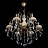 Люстра Алфея №6 с камнем журавлик в Сочи