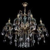 Люстра бронзовая Алфея Малахит №8 баден в Сочи