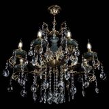 Люстра бронзовая Алфея Малахит №8 баден в Сочи