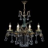 Люстра бронзовая Алфея Малахит №8 шар в Сочи