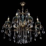 Люстра бронзовая Алфея Малахит №8 журавлик в Сочи