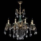 Люстра бронзовая Алфея Малахит №8 звездочка в Сочи