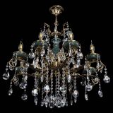 Люстра бронзовая Алфея Малахит №8 звездочка в Сочи