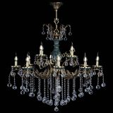 Люстра бронзовая Алфея Малахит №12 шар в Сочи