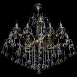 Люстра бронзовая Алфея Малахит №12 шар в Сочи