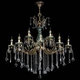 Люстра бронзовая Алфея Малахит №12 журавлик в Сочи