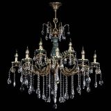 Люстра бронзовая Алфея Малахит №12 звездочка в Сочи