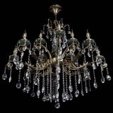 Люстра бронзовая Алфея Малахит №12 звездочка в Сочи