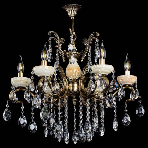 Люстра бронзовая Алфея Оникс №6/2 звездочка в Сочи Гусь Хрустальный