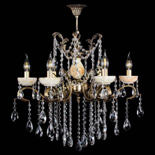 Бронзовая люстра Алфея Оникс №6 журавлик