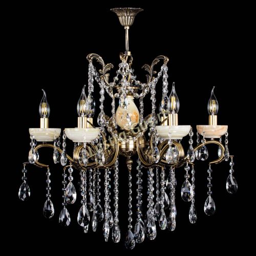 Люстра бронзовая Алфея Оникс №6 журавлик в Сочи Гусь Хрустальный