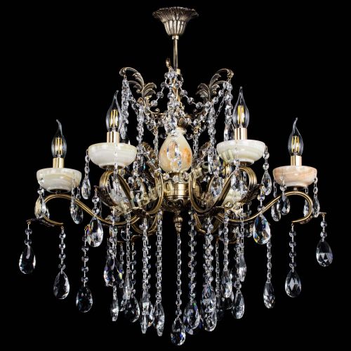 Люстра бронзовая Алфея Оникс №6 журавлик в Сочи Гусь Хрустальный