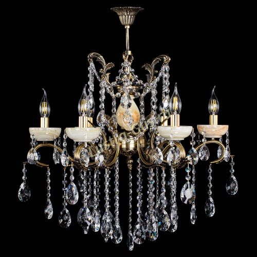 Люстра бронзовая Алфея Оникс №6 звездочка в Сочи Гусь Хрустальный