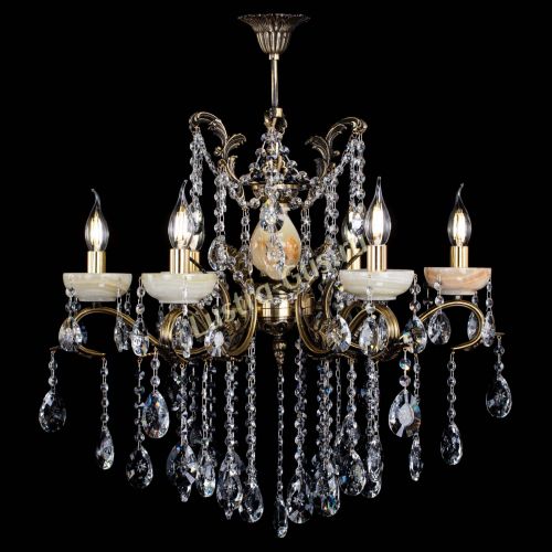 Люстра бронзовая Алфея Оникс №6 звездочка в Сочи Гусь Хрустальный