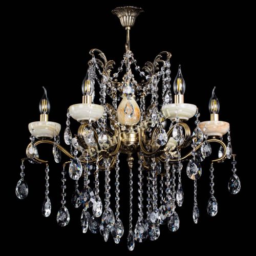 Люстра бронзовая Алфея Оникс №6 звездочка в Сочи Гусь Хрустальный