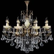 Люстра бронзовая Алфея Оникс №8 шары