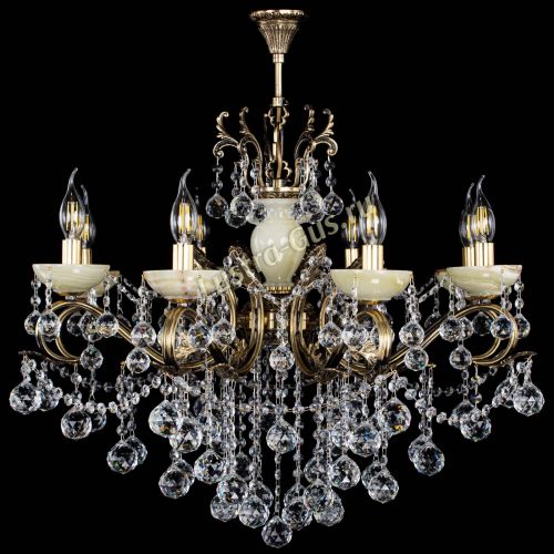 Люстра бронзовая Алфея Оникс №8 шары в Сочи Люстра бронзовая Алфея Оникс №8 шары в Сочи