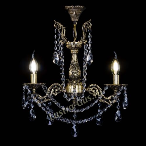 Бронзовая люстра Ариадна №2 Лучик в Сочи Гусь Хрустальный