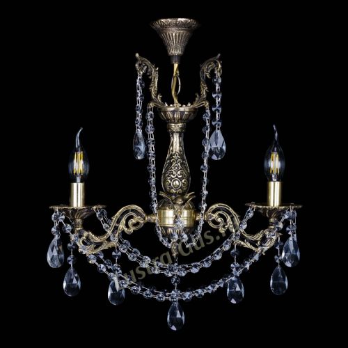 Бронзовая люстра Ариадна №2 Журавлик в Сочи Гусь Хрустальный