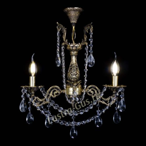 Бронзовая люстра Ариадна №2 Журавлик в Сочи Гусь Хрустальный