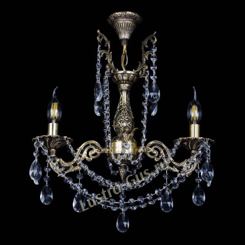 Бронзовая люстра Ариадна №2 Журавлик в Сочи Гусь Хрустальный