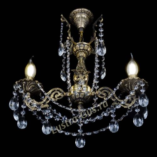 Бронзовая люстра Ариадна №2 Журавлик в Сочи Гусь Хрустальный