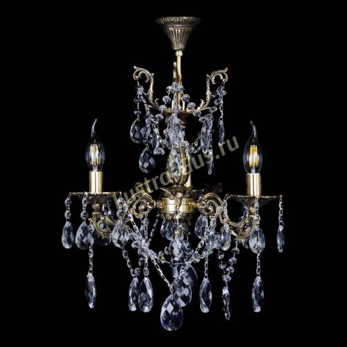 Люстра бронзовая Ариадна №3 Баден в Сочи Гусь Хрустальный