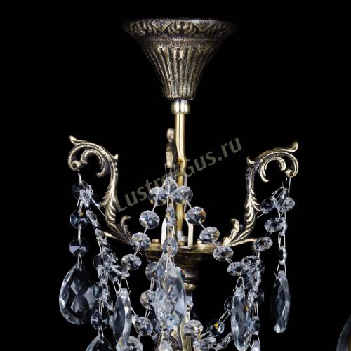 Люстра бронзовая Ариадна №3 Баден в Сочи Гусь Хрустальный