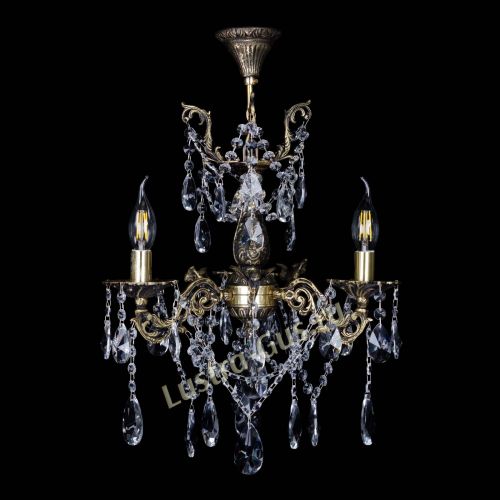 Бронзовая люстра Ариадна №3 Лучик в Сочи Гусь Хрустальный