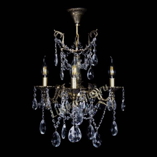 Люстра бронзовая Ариадна №3 Журавлик в Сочи Гусь Хрустальный