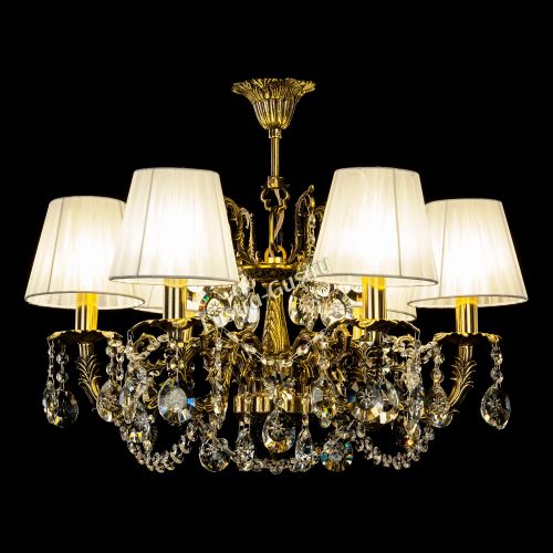 Бронзовая люстра Артемида №2 Прованс в Сочи Гусь Хрустальный