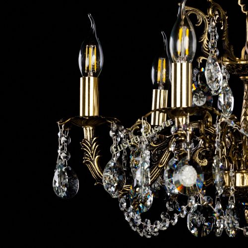 Люстра бронзовая Артемида №2 в Сочи Гусь Хрустальный