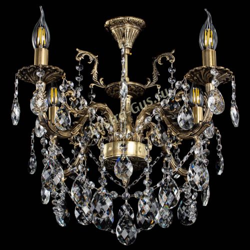 Люстра бронзовая Артемида №4 баден в Сочи Гусь Хрустальный