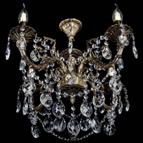 Люстра бронзовая Артемида №4 баден в Сочи Гусь Хрустальный