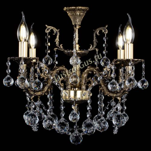 Люстра бронзовая Артемида №4 шар в Сочи Гусь Хрустальный