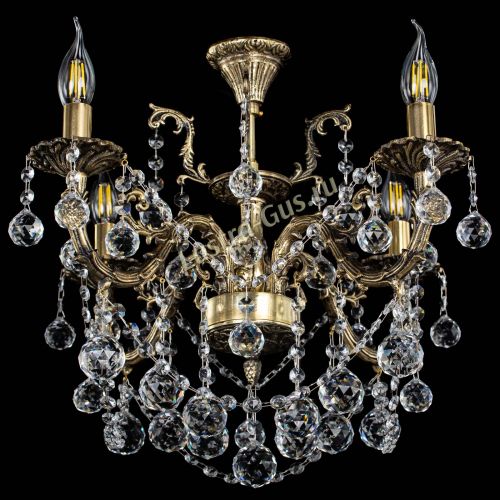 Люстра бронзовая Артемида №4 шар в Сочи Гусь Хрустальный