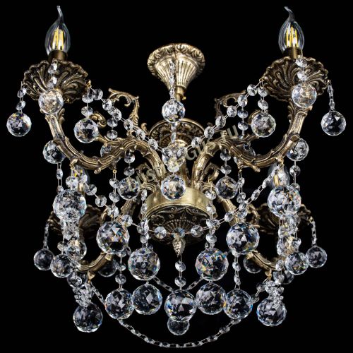 Люстра бронзовая Артемида №4 шар в Сочи Гусь Хрустальный