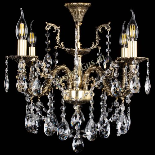 Люстра бронзовая Артемида №4 журавлик в Сочи Гусь Хрустальный